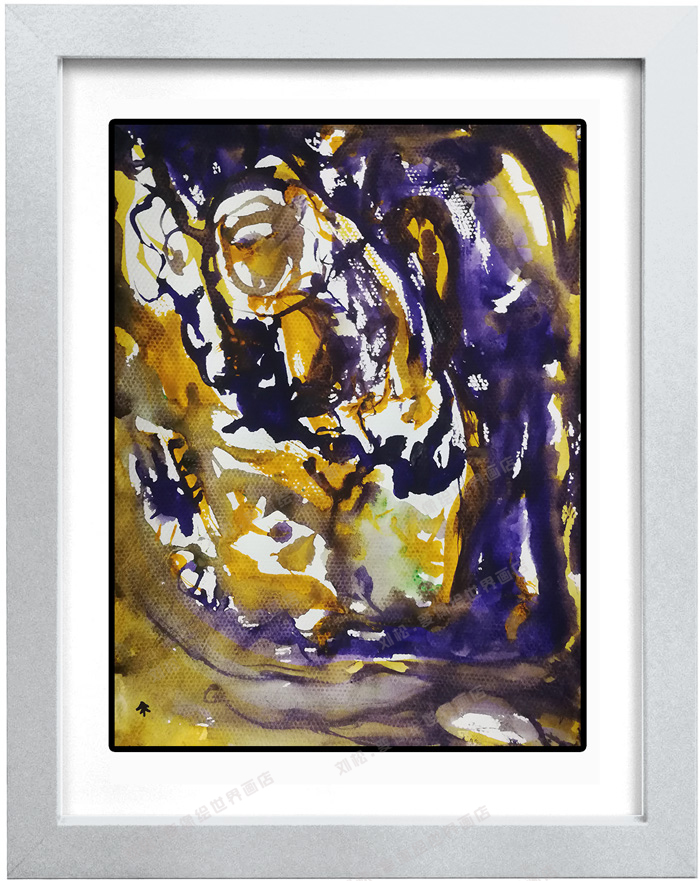 变像绘《蓝海》 / 刘松变像绘画