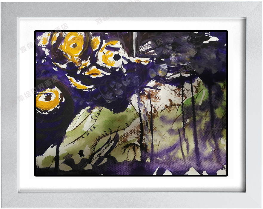 变像绘《暮夜》 / 刘松变像绘画