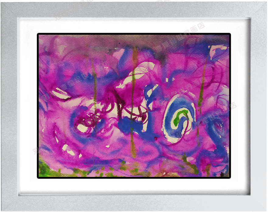 变像绘《人生紫》 / 刘松变像绘画