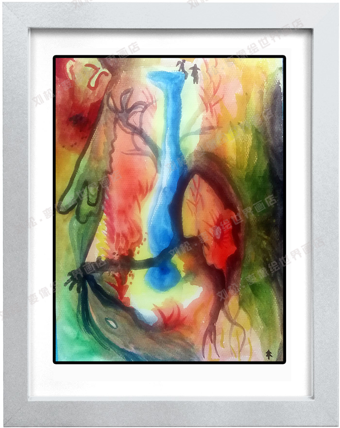 变像绘《涩伴》 / 刘松变像绘画