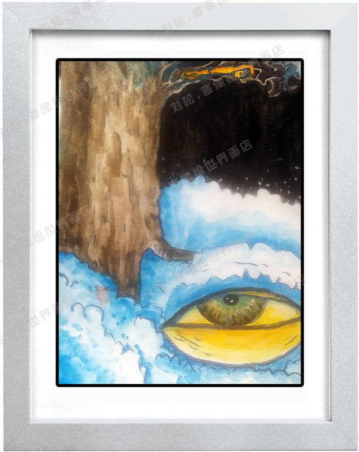 变像绘《灵慧》 / 刘松变像绘画