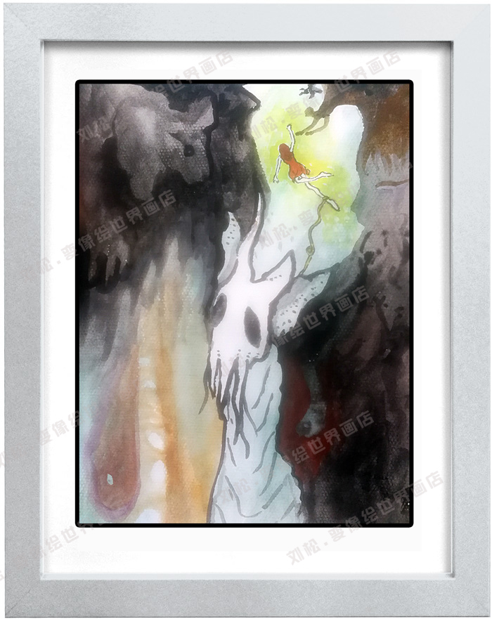 变像绘《生天》 / 刘松变像绘画