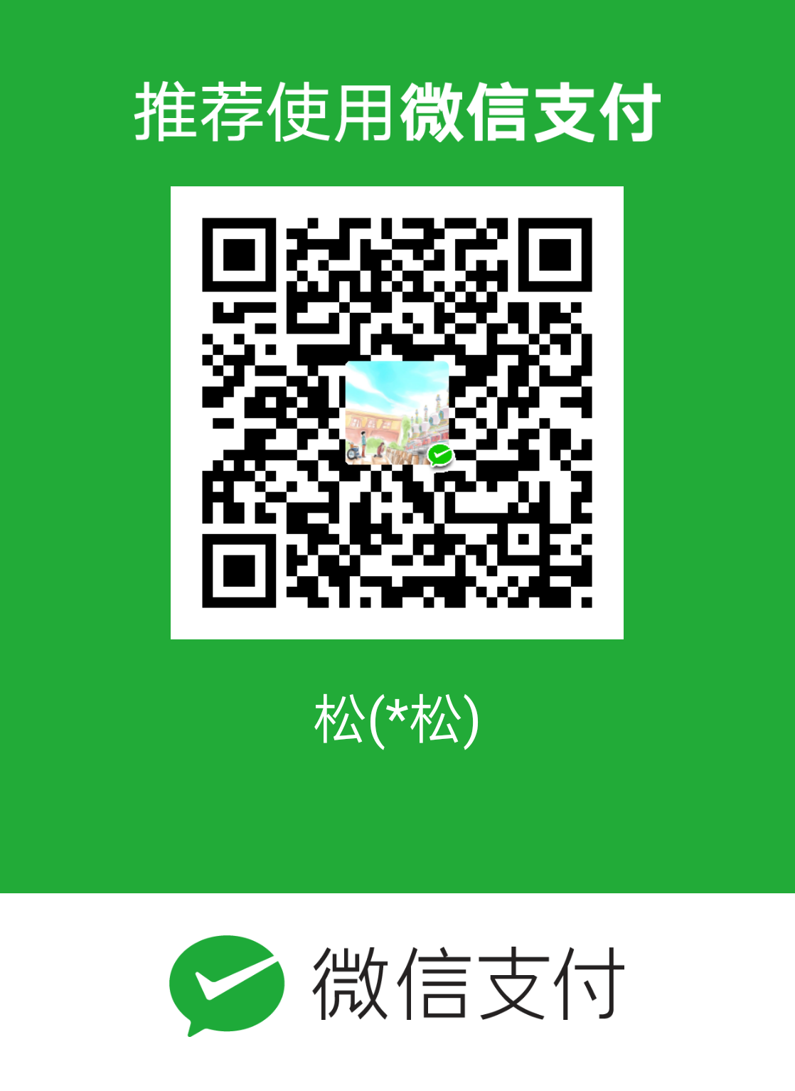 感谢你对刘松和变像绘画的支持！(图1)